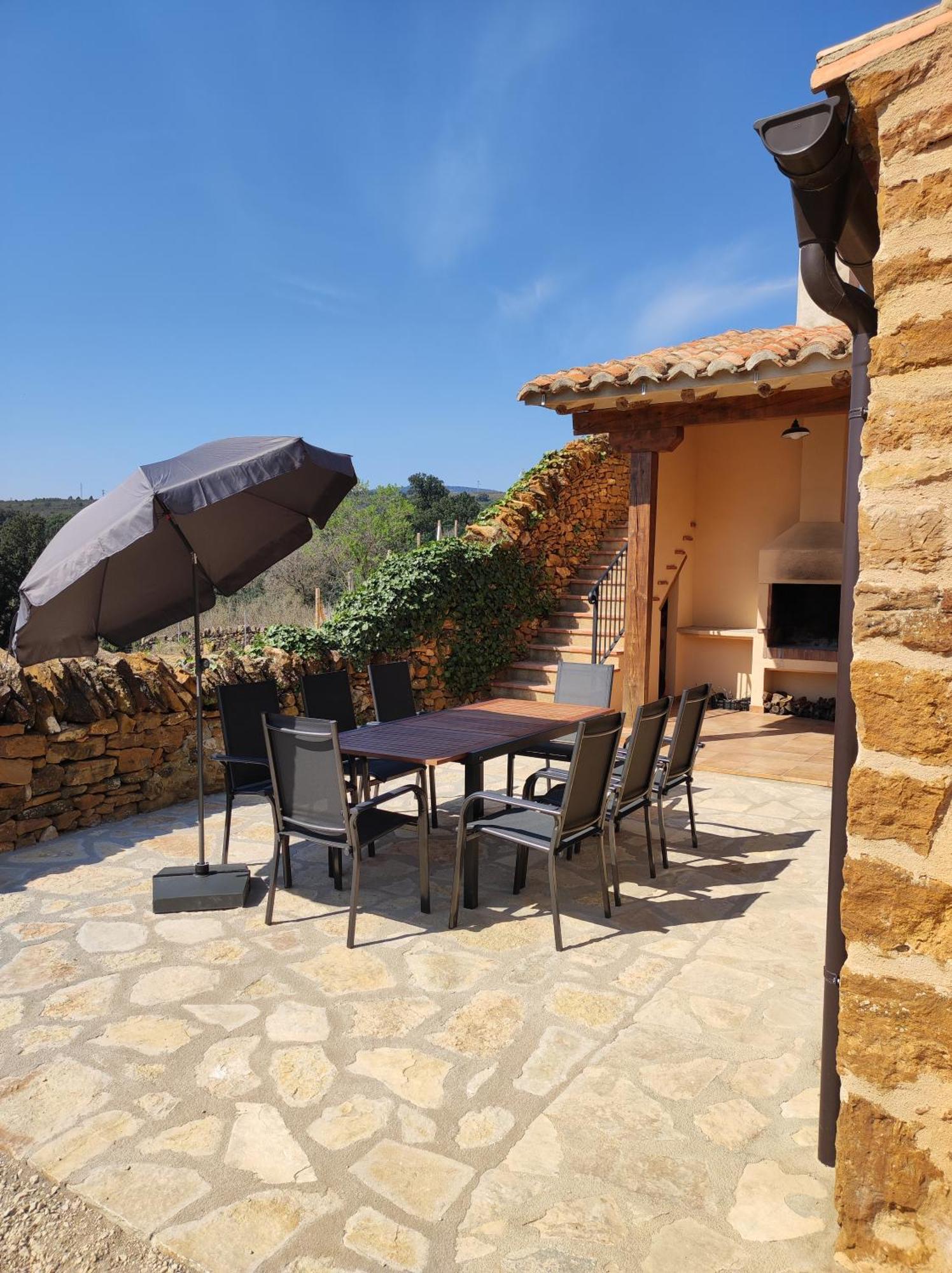 Masia Riu Dels Arbres Benassal Exteriér fotografie